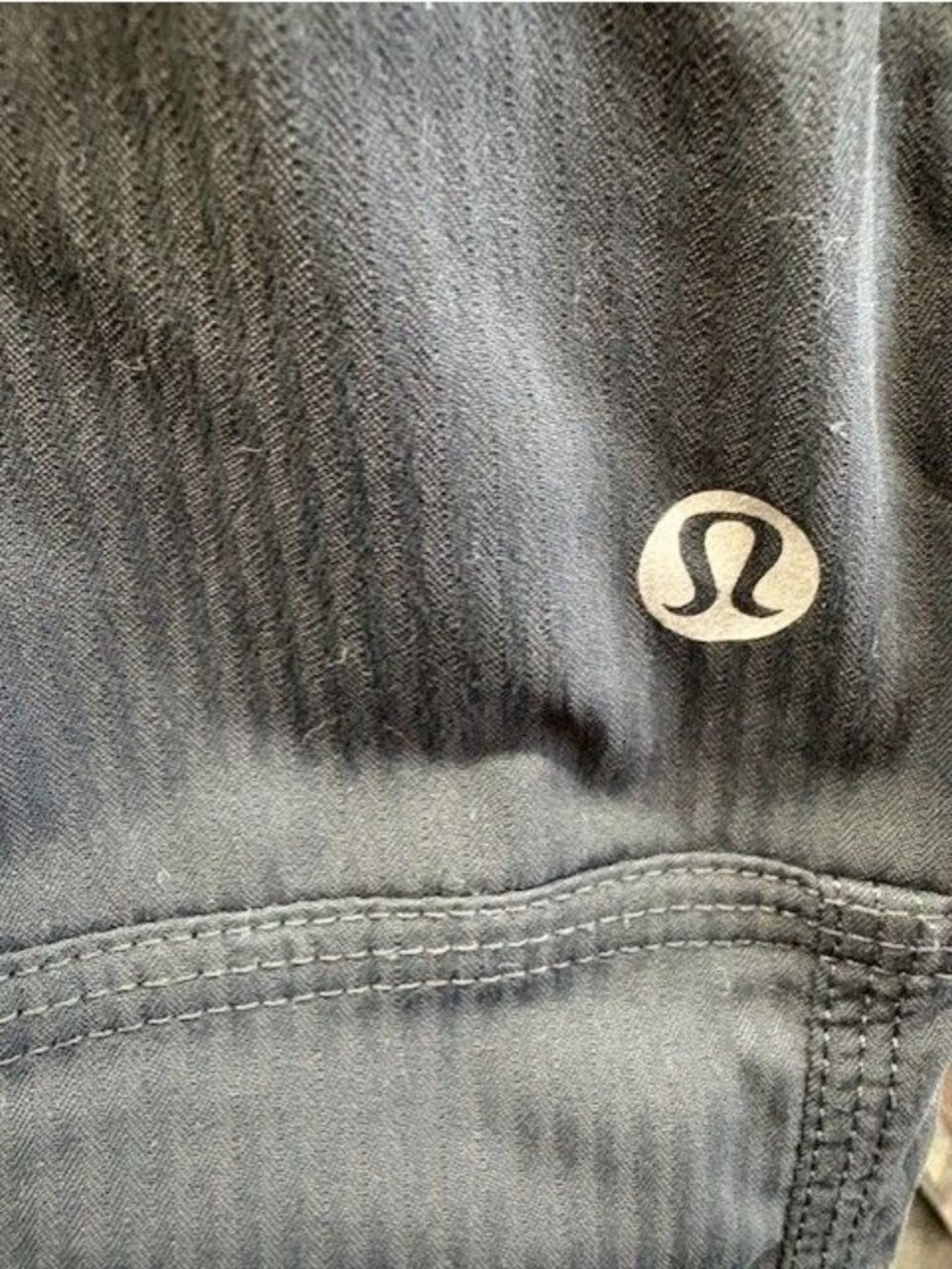 Lululemon Womens Gray Ruched Drawstring Waist Athletic Pants Size M - Picture 3 of 4